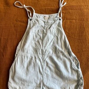 Billabong Wild Pursuit Romper Overall Mini Short Baby Blue Size M